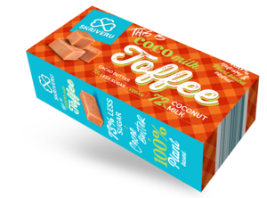 soymilk、Toffee ★Le♡Lu★ Tofi Luk bars caramel & milk chocolate wafer Pack 24 pcs ويفر توفي