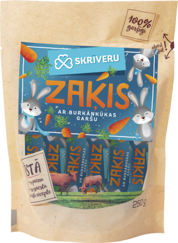 ENG Soft Fudge „Skrīveru Zaķis“ with carrot cake flavor 250g