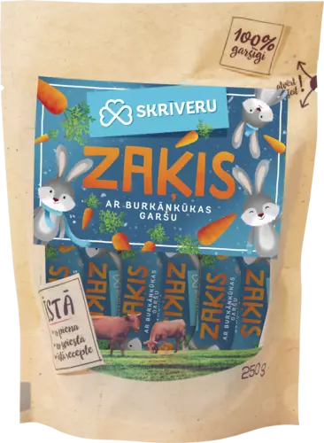 ENG Soft Fudge „Skrīveru Zaķis“ with carrot cake flavor 250g