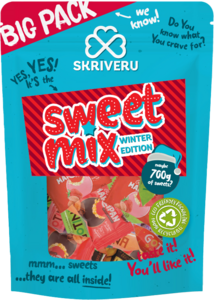 “Skrīveru” sweets mix Winter edition 700g