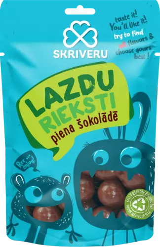 Roasted hazelnuts in milk chocolate 120g