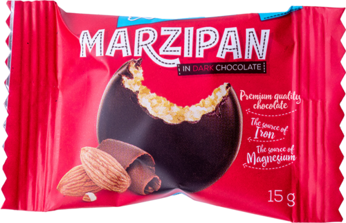 Marzipan in dark chocolate 1 kg