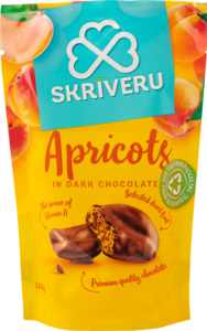 Apricots in dark chocolate 110g