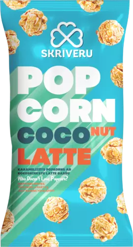 Caramelized popcorn with coconut latte flavor 120g