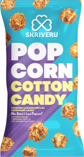 Caramelized popcorn with cotton candy flavor 120g