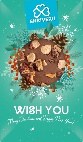 Milk chocolate with cinnamon and praline, 90 g