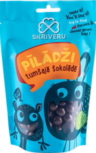 Rowan berries in dark chocolate, 150 g