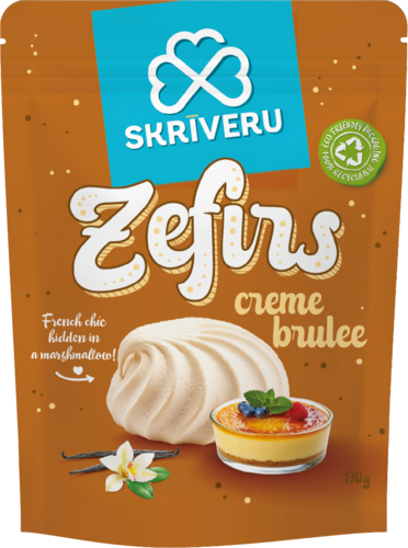 Zefīrs ar Crème Brûlée garšu 170 g