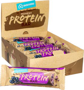 Blackcurrant protein bar in milk chocolate 45gx15pcs