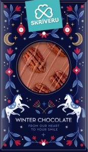 Milk chocolate with pecan nuts, 90 g