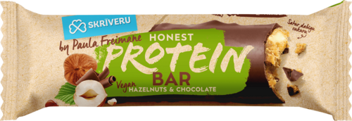 Vegāniskais dateļu un lazdu riekstu proteīna batoniņš 45g