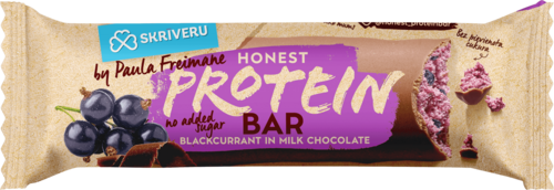 Blackcurrant protein bar in milk chocolate 45g