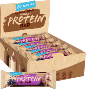 Blackcurrant protein bar in milk chocolate 45gx15pcs