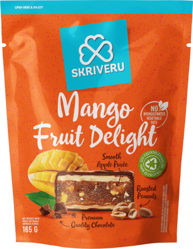 Skrīveru konfekte ar mango šokolādē 165g
