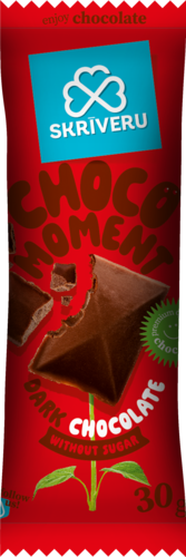 Tumšā šokolāde bez cukura, 30g