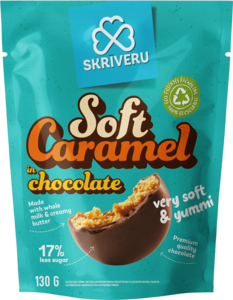 Mīkstā karamele piena šokolādē 130g
