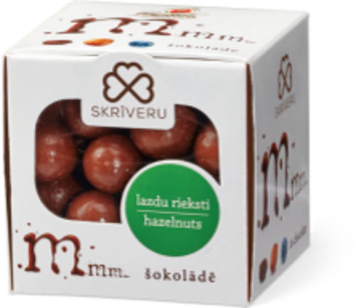 Roasted hazelnuts in milk chocolate 120g