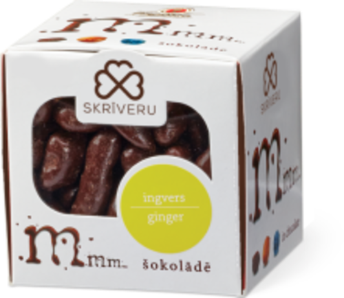 Ginger in dark chocolate 140g