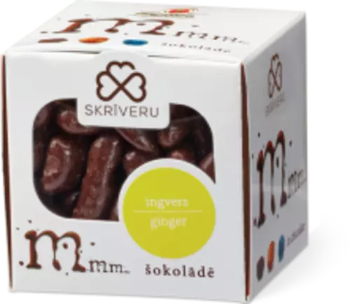 Ginger in dark chocolate 140g