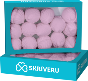 Zefir with strawberry flavour 800g