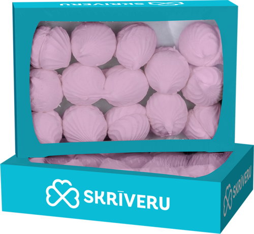 Zefīrs ar zemeņu garšu, 800g