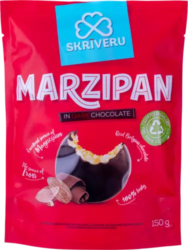 Marzipan in dark chocolate 150g