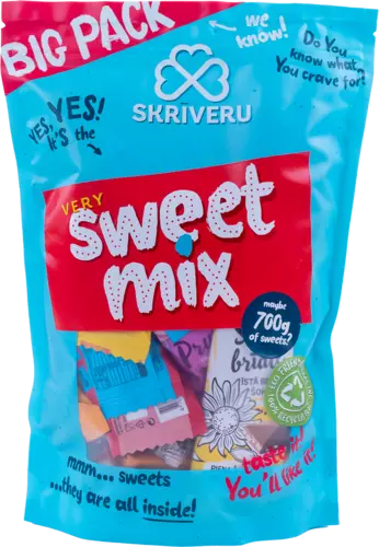 A big mix of sweets