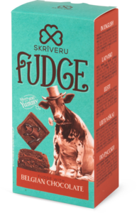 Fudge with chocolate