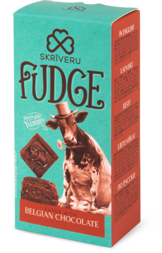 Fudge with chocolate