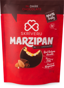 Marzipan in dark chocolate