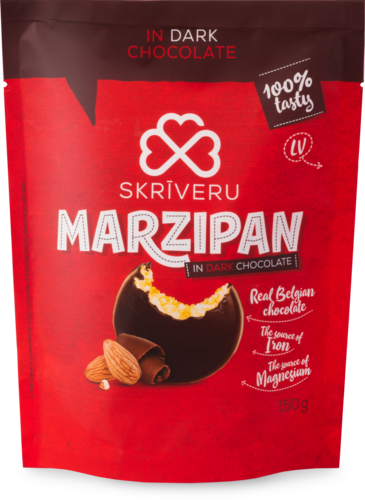 Marzipan in dark chocolate