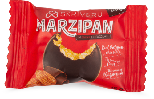 Marzipan in dark chocolate