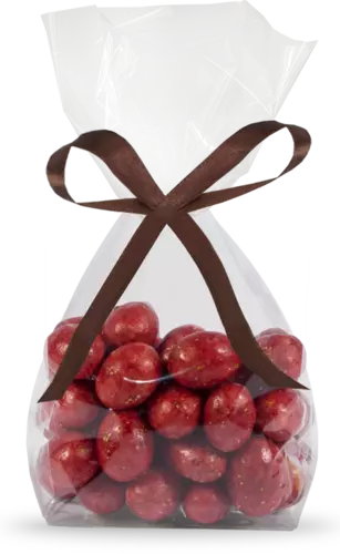 Almonds, strawberries in white chocolate 150g