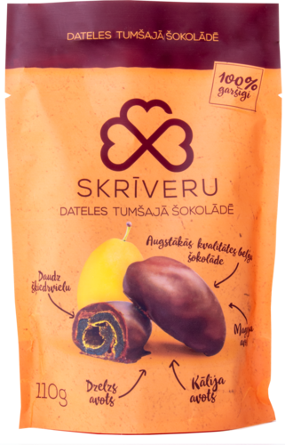 Dates in dark chocolate 110g