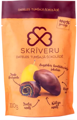 Dates in dark chocolate 110g