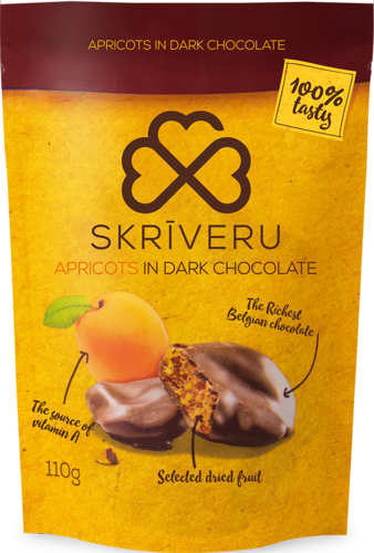 Apricots in dark chocolate