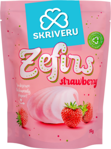 Zefir with strawberry flavour 170g