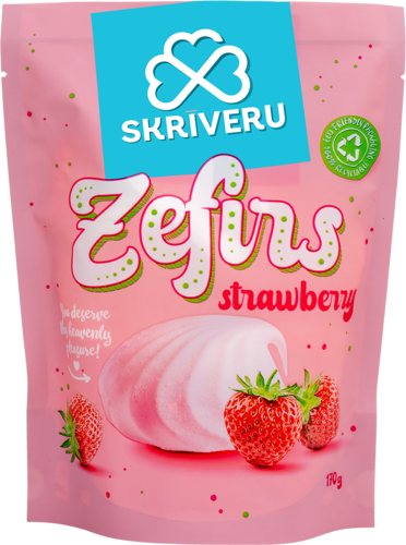 Zefir with strawberry flavour 170g