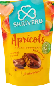 Apricots in dark chocolate 110g
